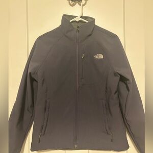 The North Face Apex Bionic Jacket Womens M dark Purple Full‎ Zip Waterproof AMVX